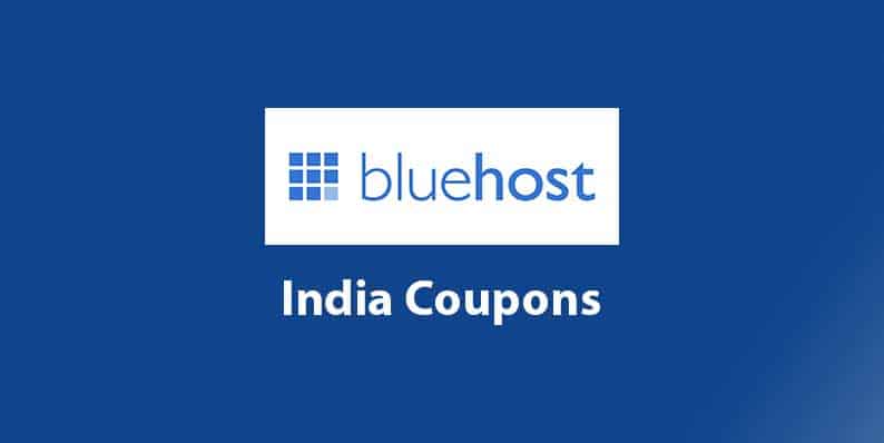Bluehost coupons india 2019