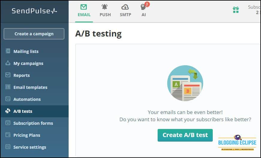 SendPluse-AB-testing