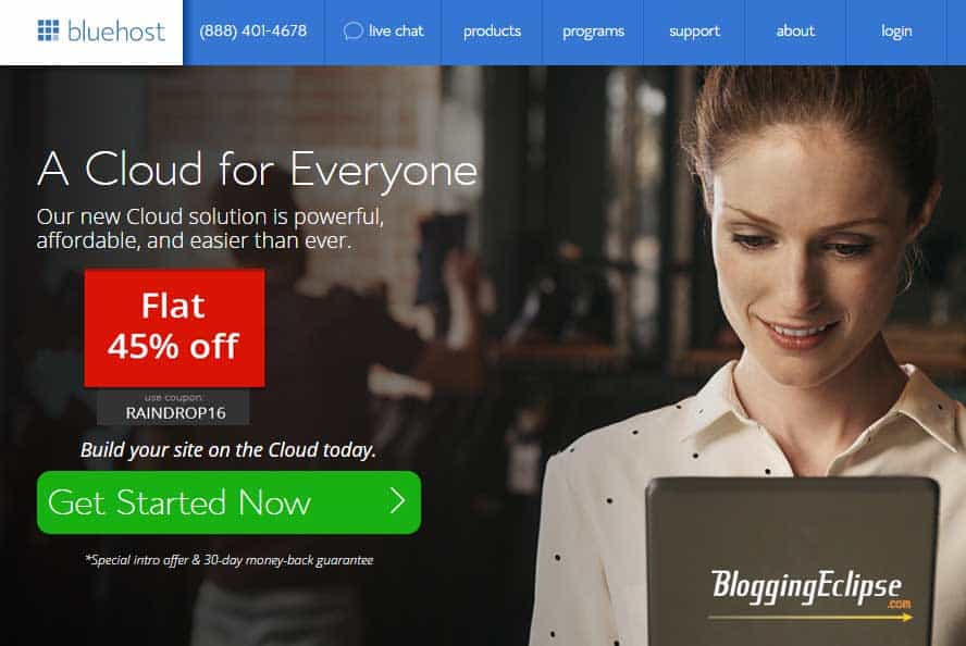 Bluehost India Cloud Hosting Review 2024 + Discount Coupon