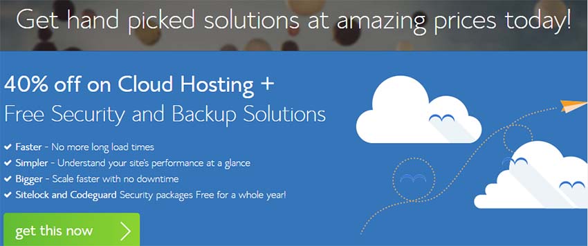 bluehost cloud hosting discount