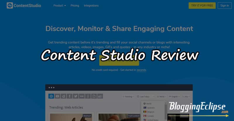 ContentStudio Review 2024: Best Content Marketing & Social Media Automation Tool