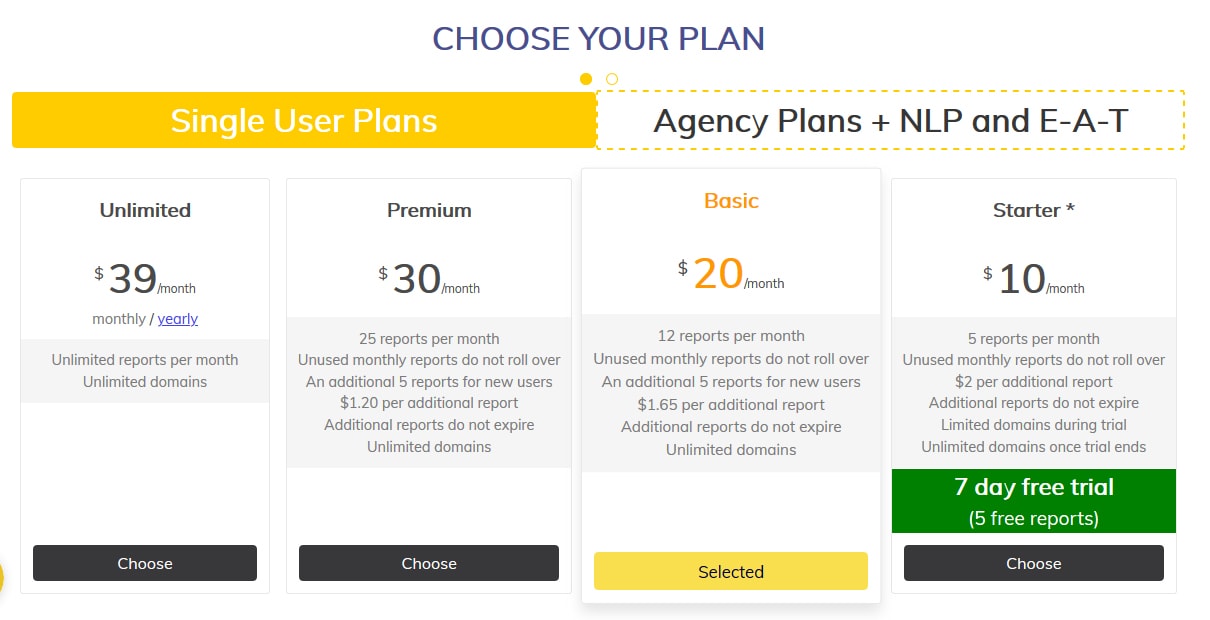 Page Optimizer Pro Pricing