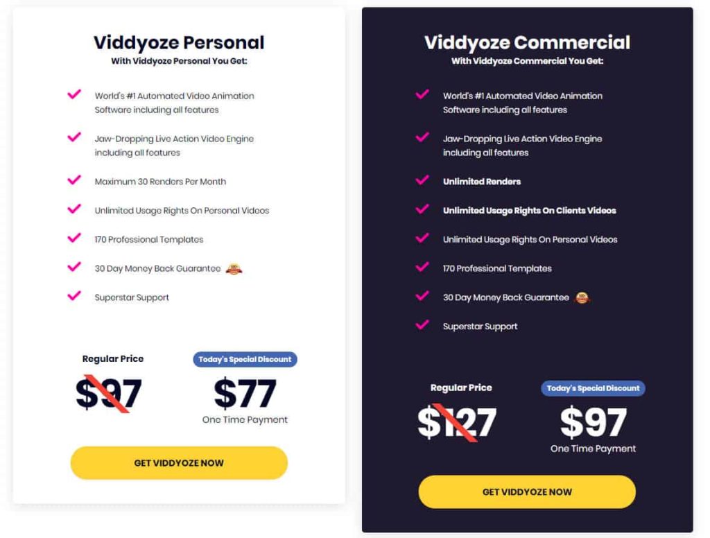 Viddoyze pricing