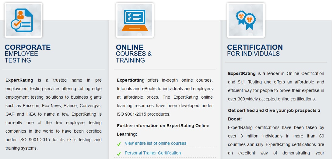 ExpertRating Courses