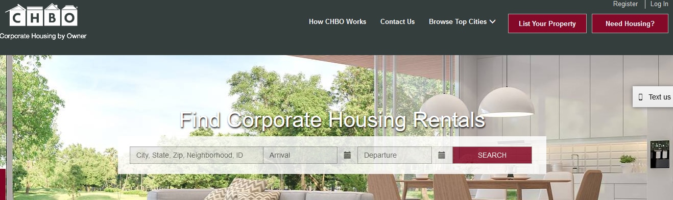 Corporate Housing by Owner (CHBO)