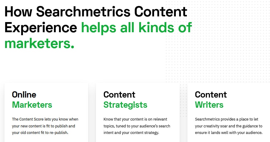 Searchmetrics Content Development