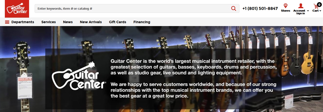 Guitar Center Affiliate Program