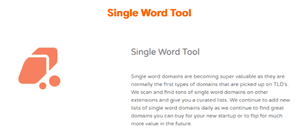 Single Word Tool of FlameDomain