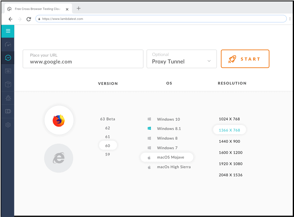 Latest Browsers Checking