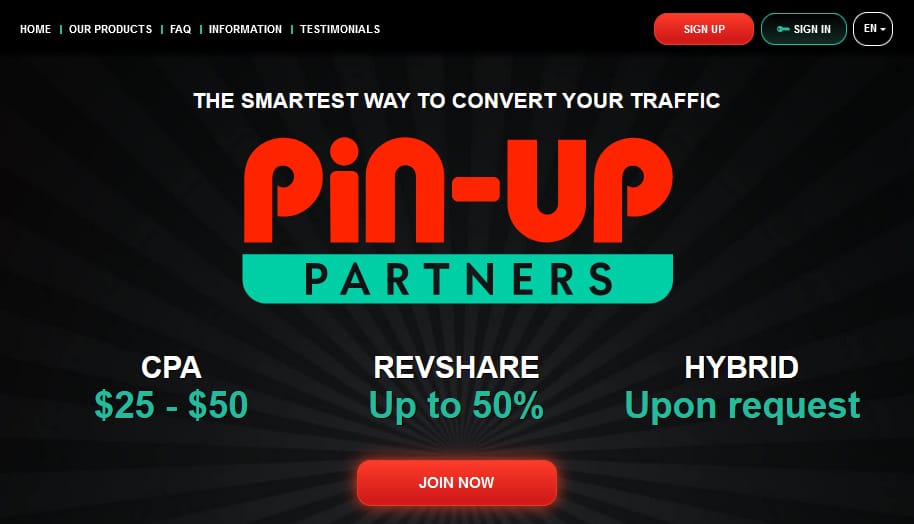 PinUp Affiliate Network