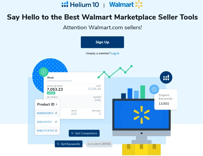Helium 10 for Walmart
