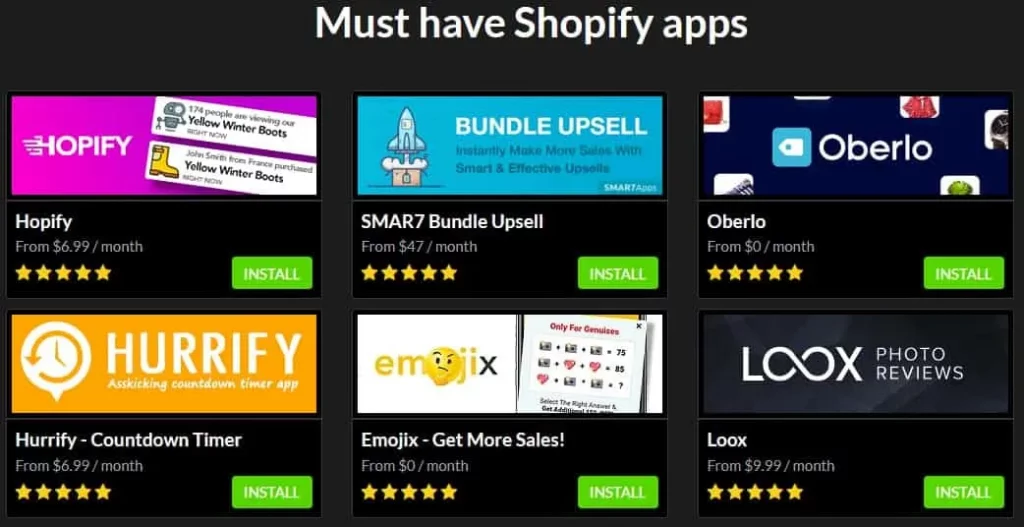 Shopify apps by Ecomhunt