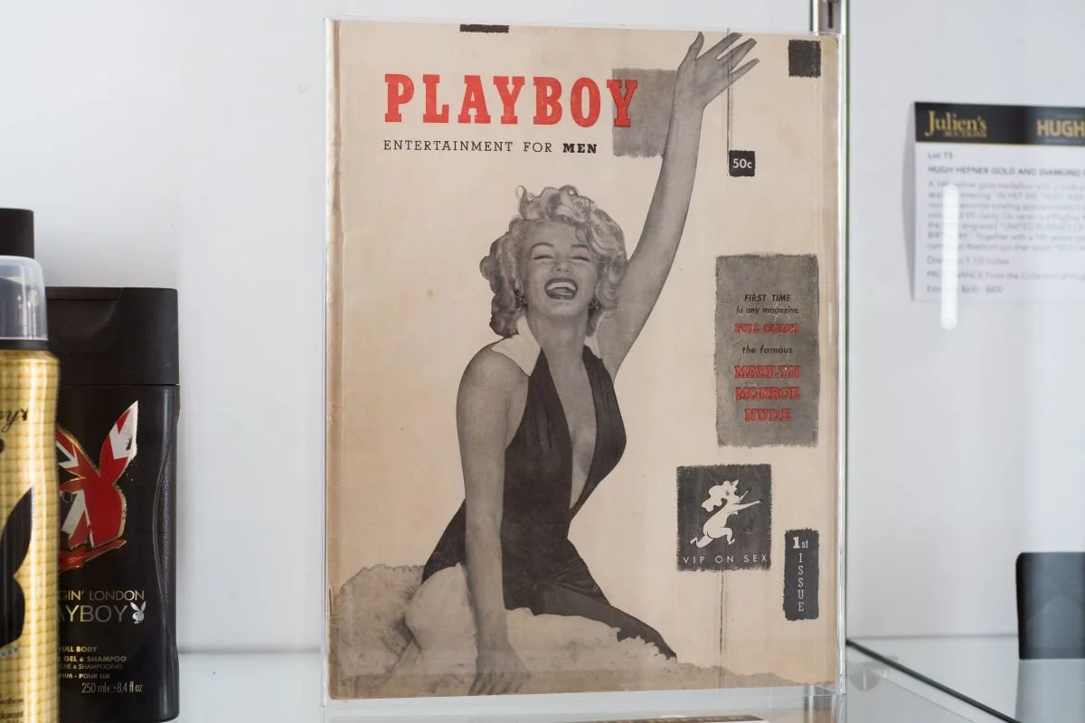 Naked calendar shoot Marilyn Monroe by Hugh Hefner
