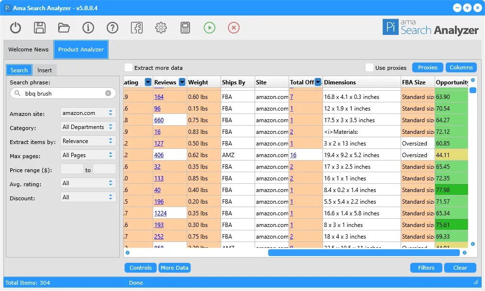 Amasuite 5 Search Analyzer