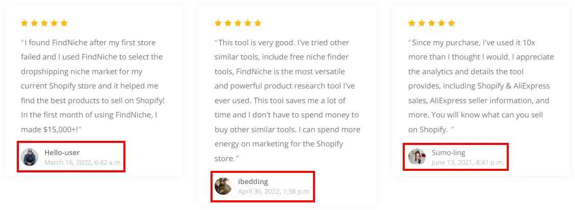 FindNiche Reviews & Customer Testimonials