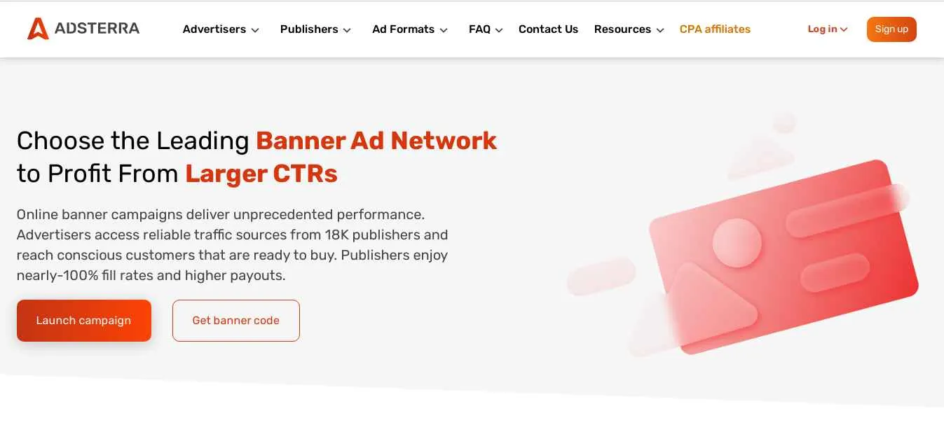 Adsterra Banner Ads