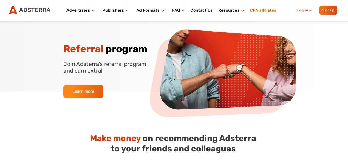 Adsterra Referral Program