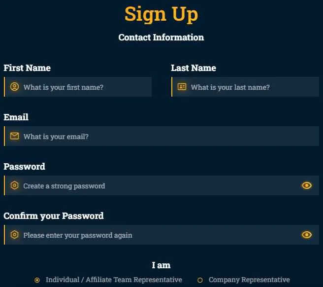 AdsEmpire Sign Up