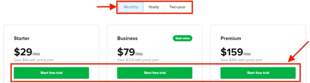 Sellfy Pricing Plans