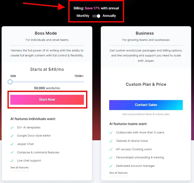 Conversion.ai Pricing Plans