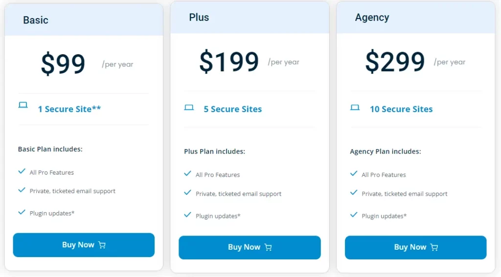 iThemes Security Pro Pricing