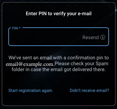 Register to PrimeXBT