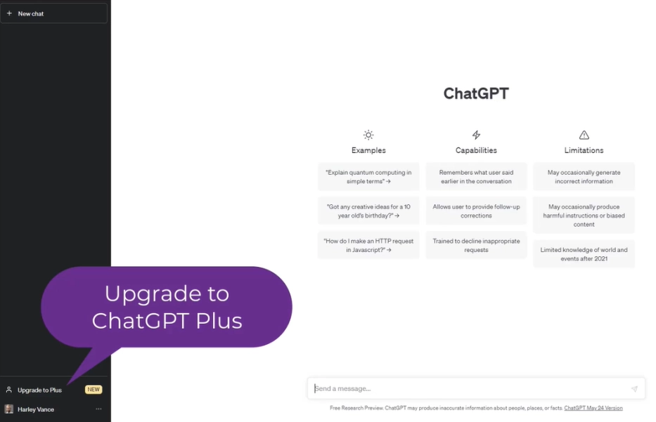 Upgrade to ChatGPT Plus for SEO.app