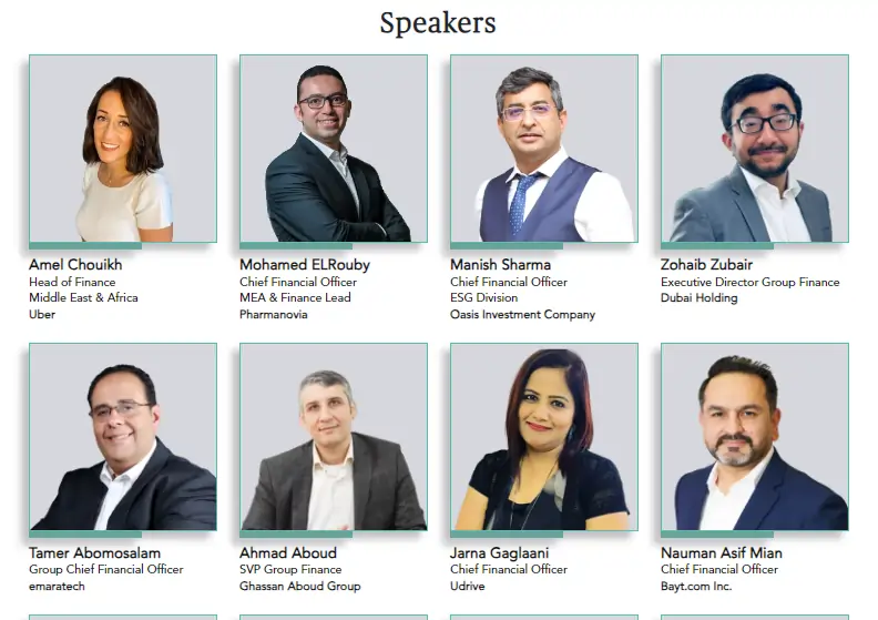 Speakers of CFO Stratech