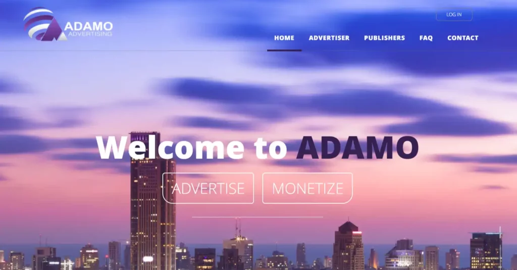 adamo ads ad network