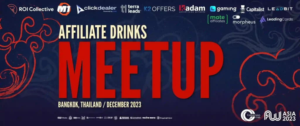 Affiliate Drinks Meetup Bangkok 2023 by Conversion Club