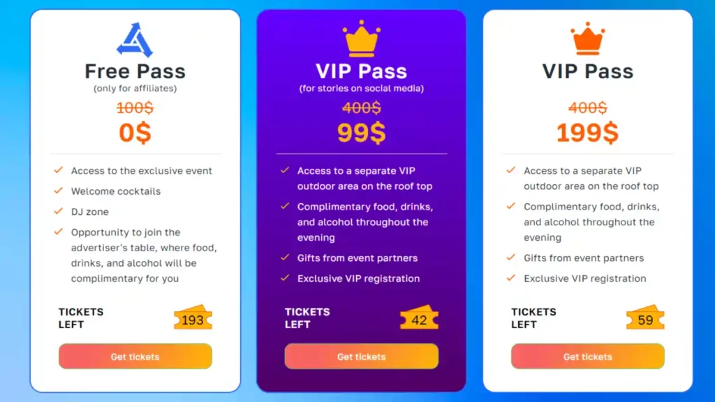 Arbitrage Scanner Tickets and Passes