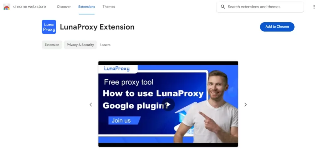 LunaProxy Chrome Extension