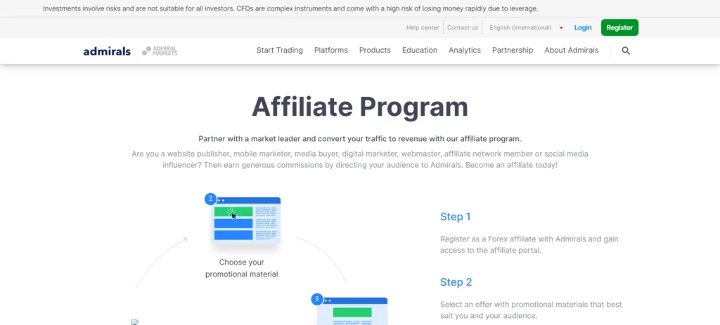 Admiral Markets Affiliate Program