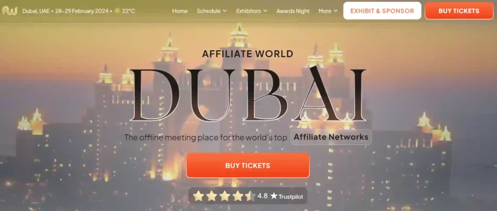 Affiliate World Dubai 2024: Uniting the Globe’s Affiliate Marketing Leaders
