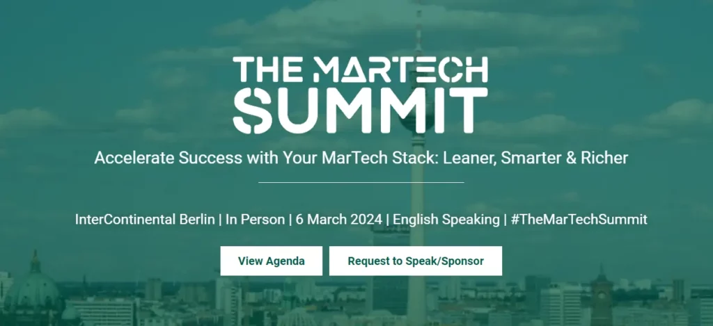 MarTech Summit Berlin 2024: Expand Your Networking Horizons